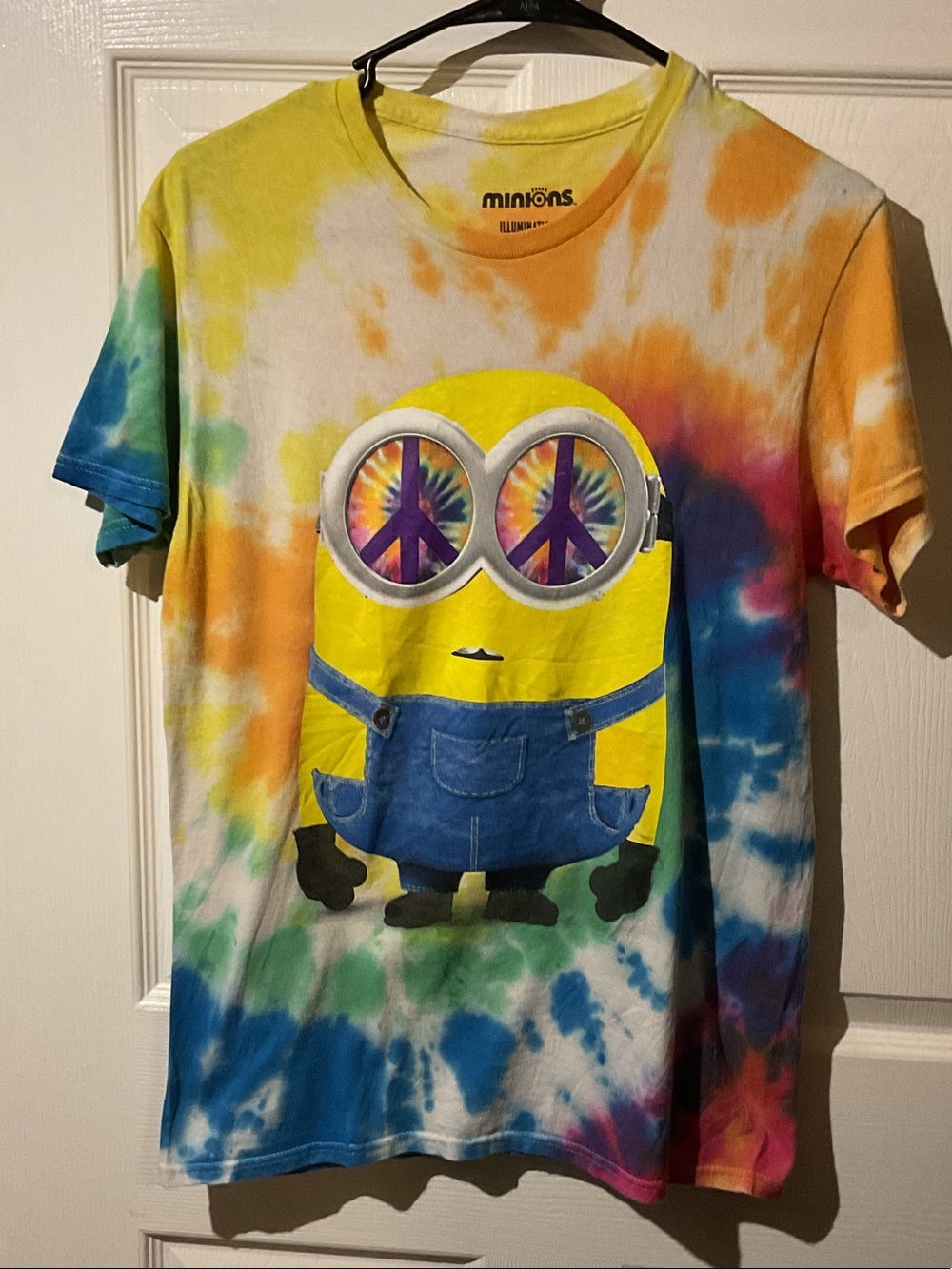 Minions Tie-Dye Short Sleeve Graphic Tee